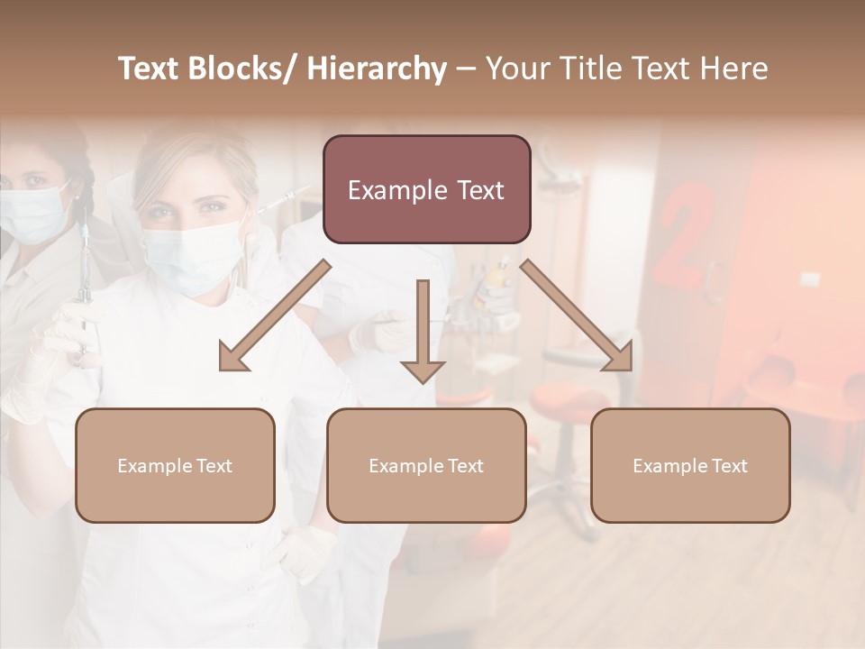 Person Needle White PowerPoint Template