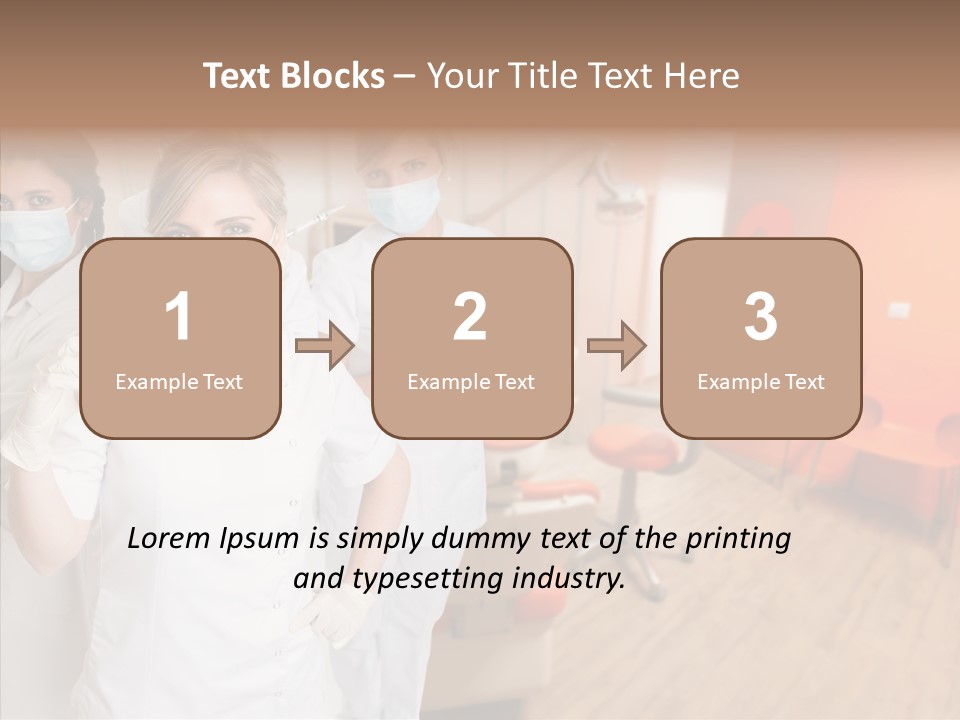 Person Needle White PowerPoint Template