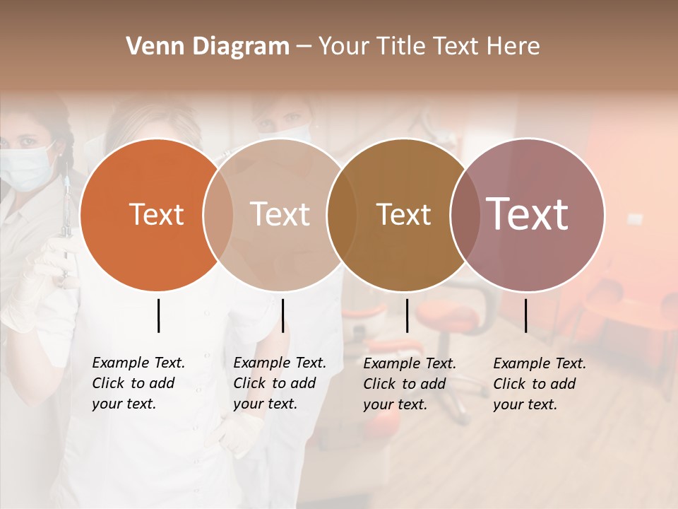 Person Needle White PowerPoint Template