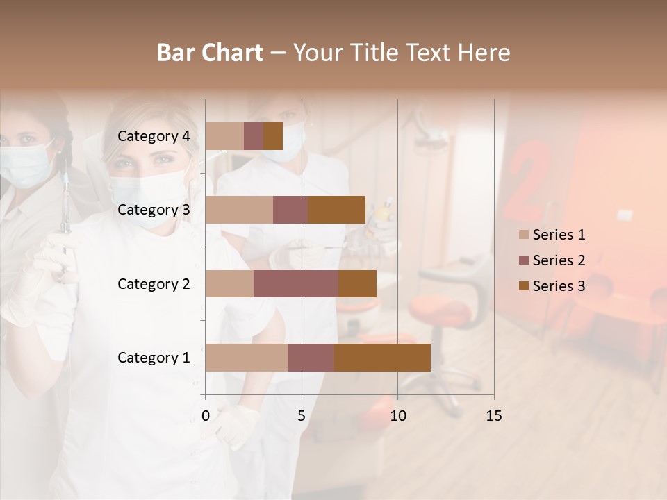 Person Needle White PowerPoint Template