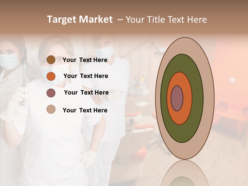 Person Needle White PowerPoint Template