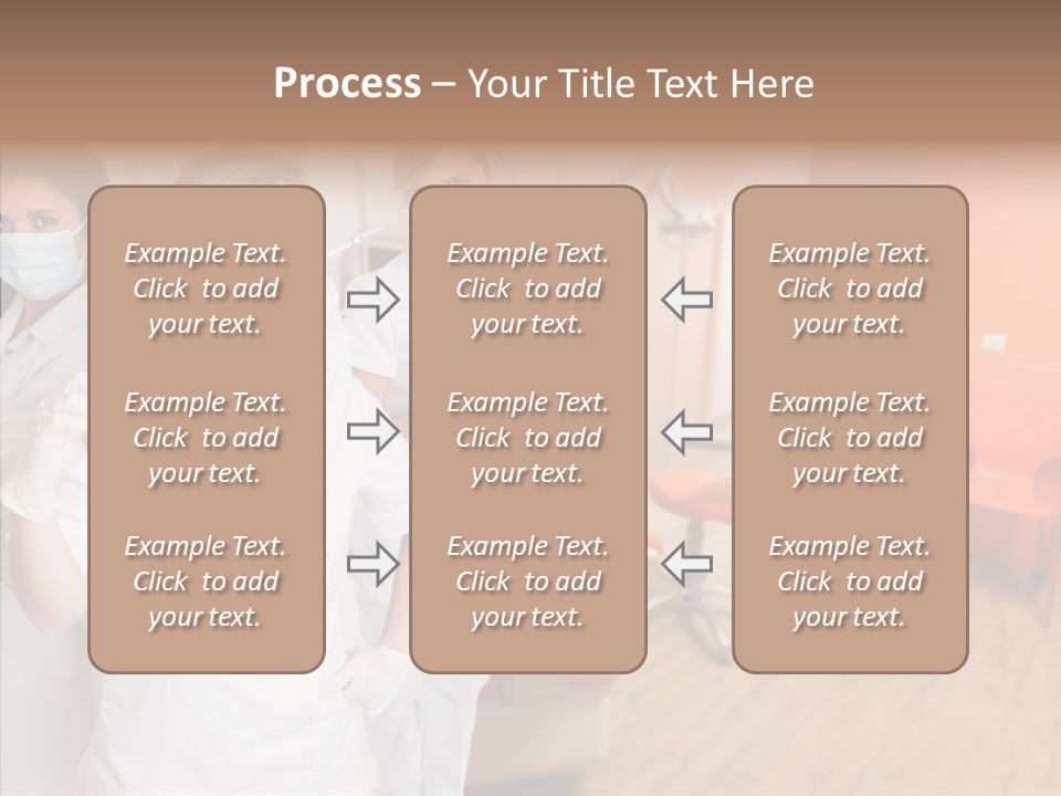 Person Needle White PowerPoint Template