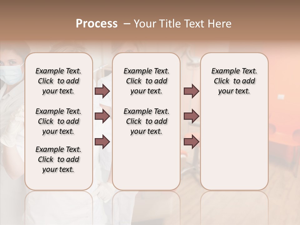 Person Needle White PowerPoint Template