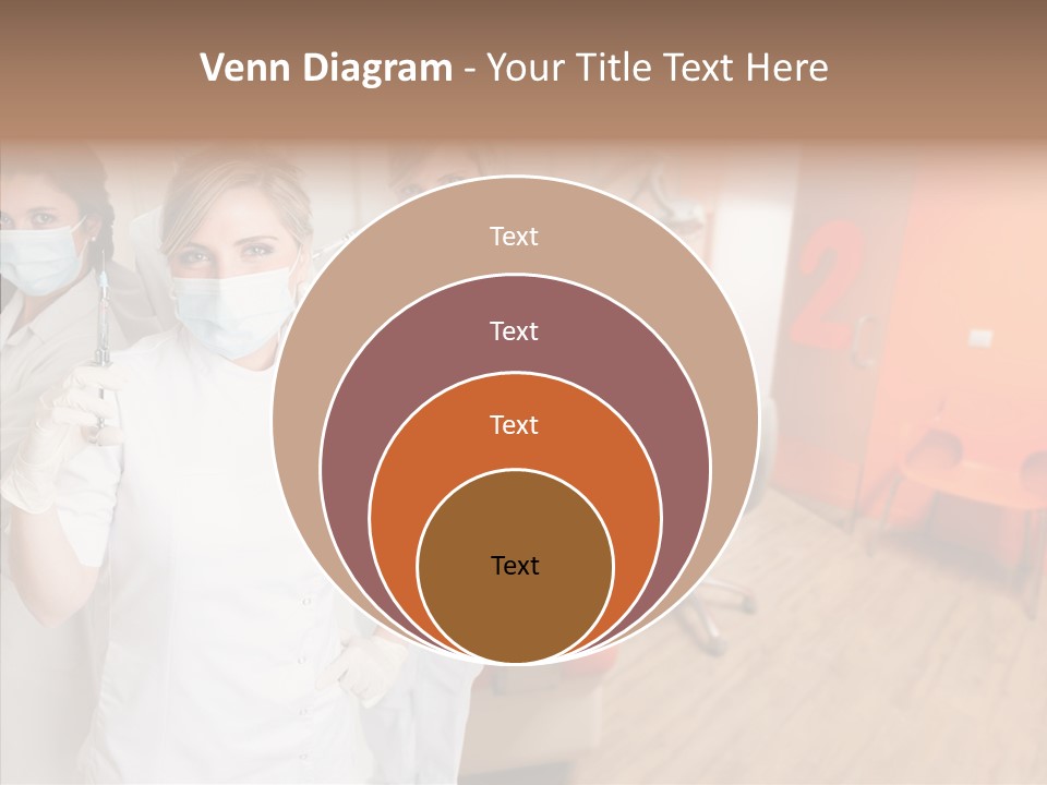 Person Needle White PowerPoint Template