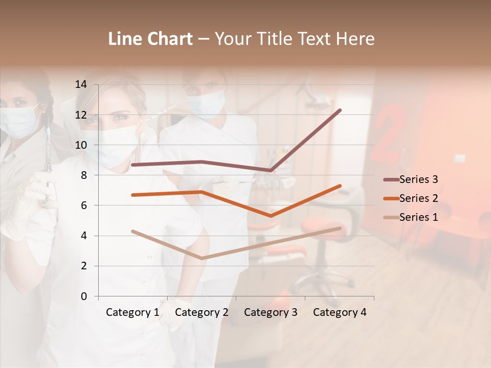 Person Needle White PowerPoint Template