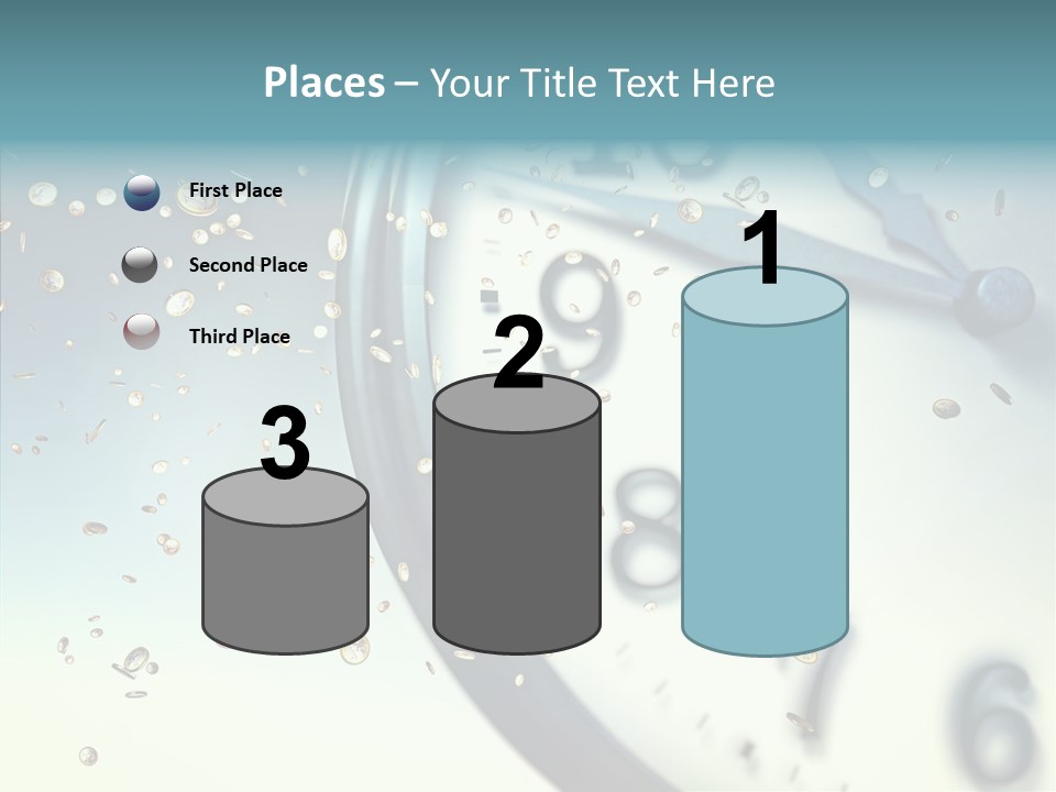 Clock Time Finance PowerPoint Template
