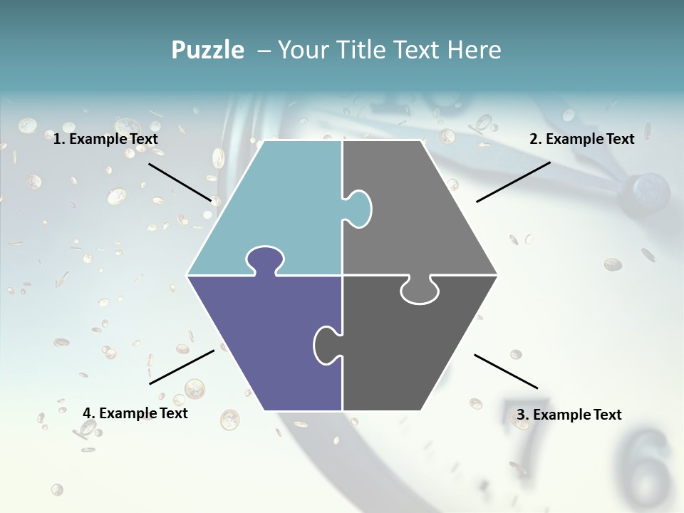 Clock Time Finance PowerPoint Template