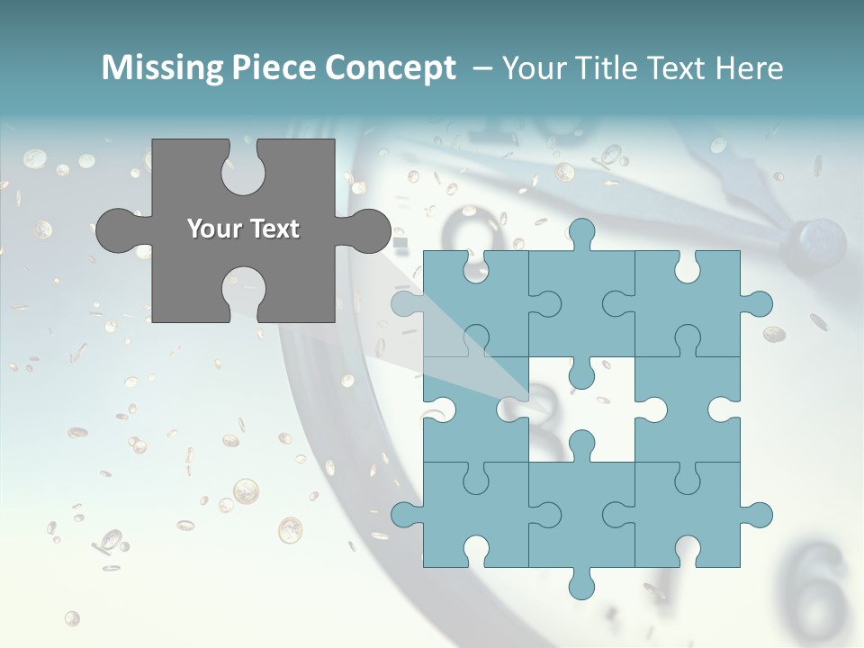 Clock Time Finance PowerPoint Template