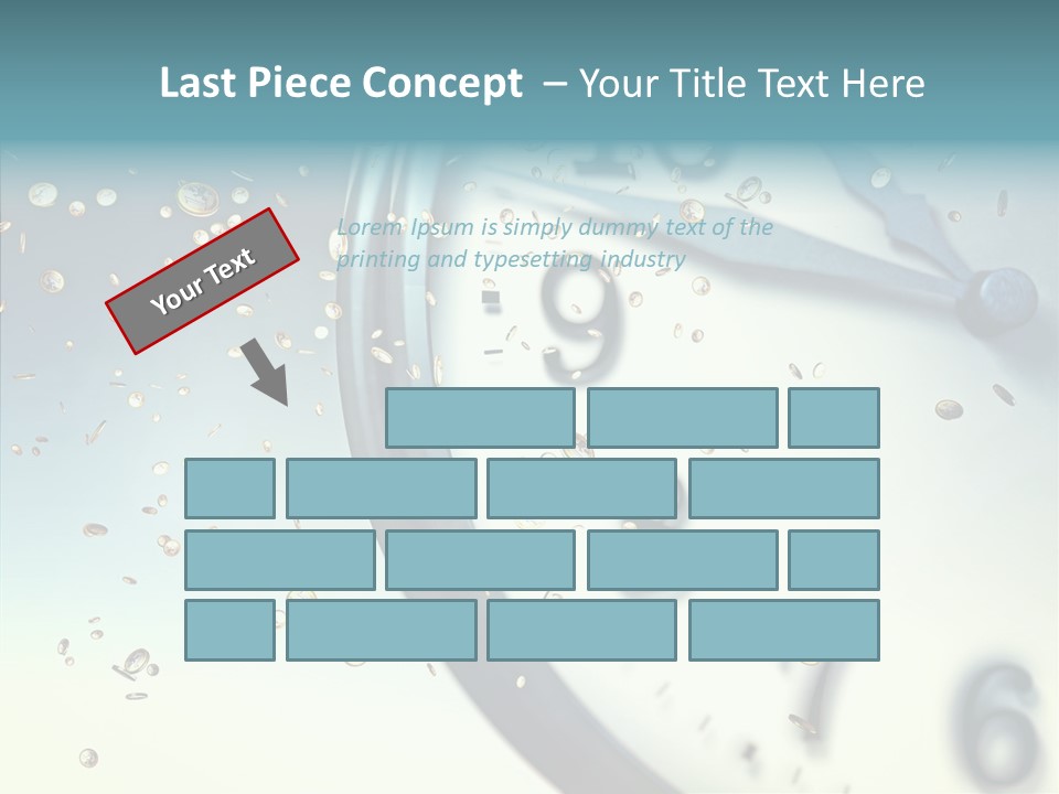 Clock Time Finance PowerPoint Template
