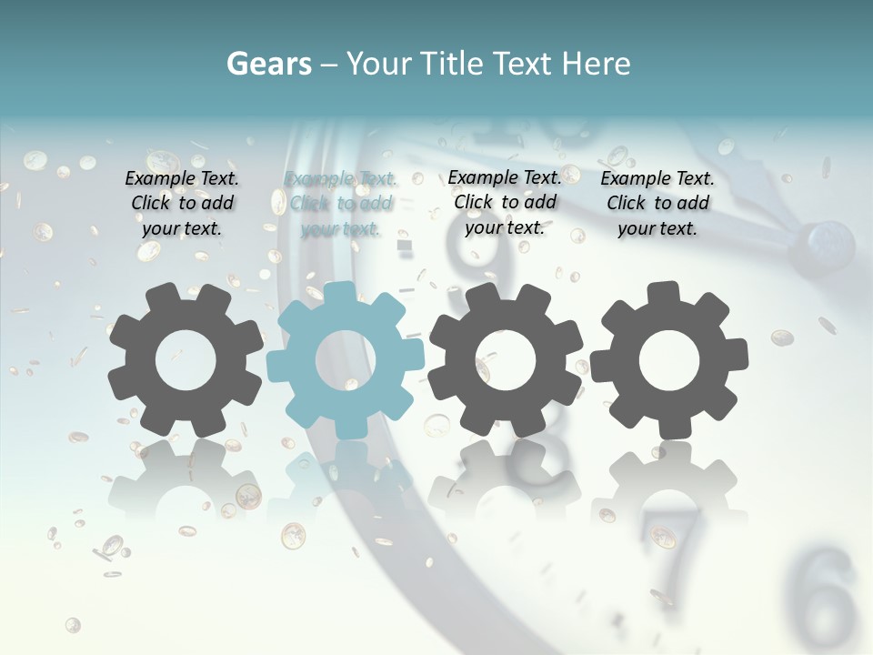 Clock Time Finance PowerPoint Template