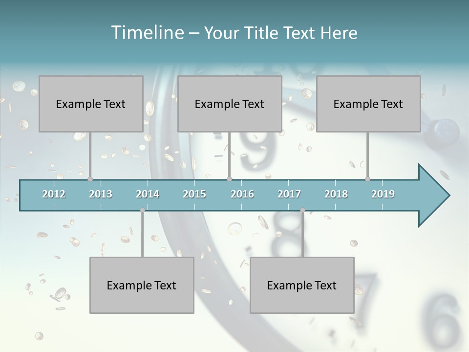Clock Time Finance PowerPoint Template