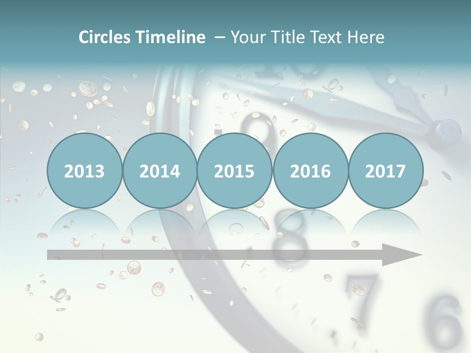 Clock Time Finance PowerPoint Template