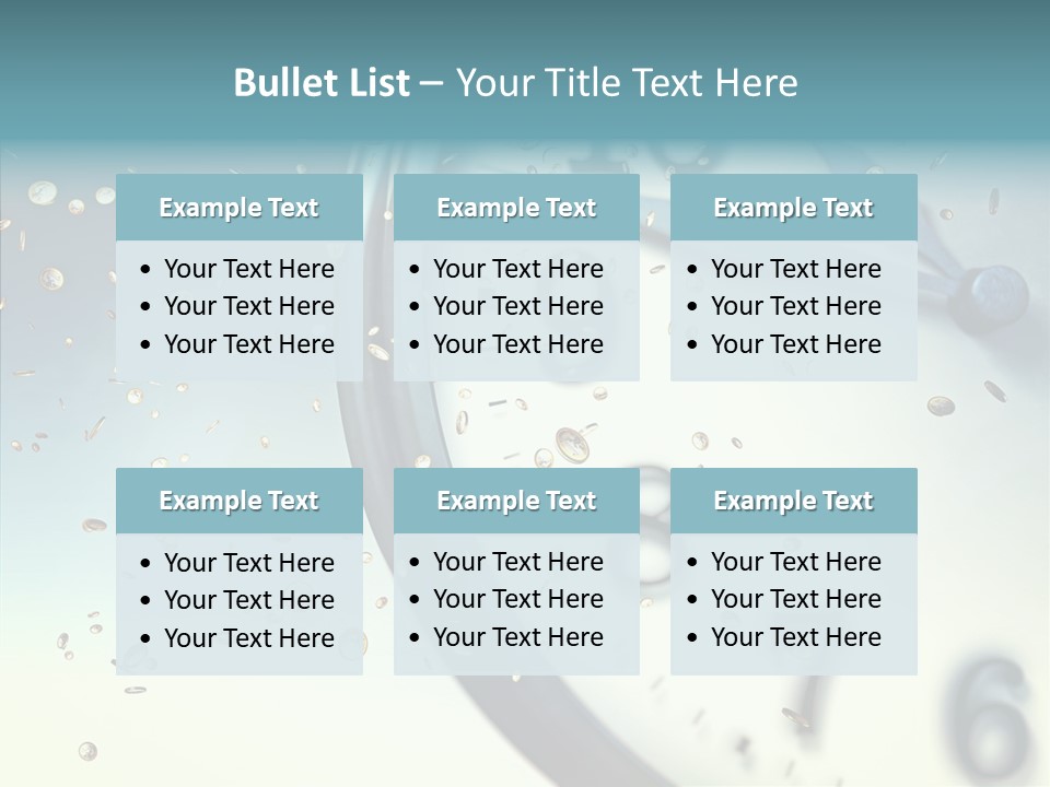 Clock Time Finance PowerPoint Template