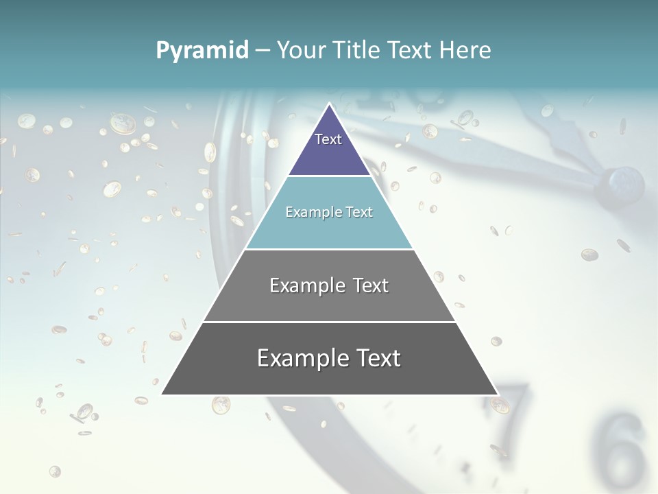Clock Time Finance PowerPoint Template