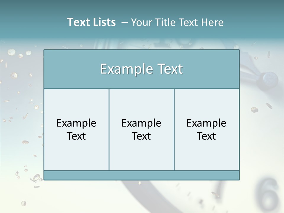 Clock Time Finance PowerPoint Template