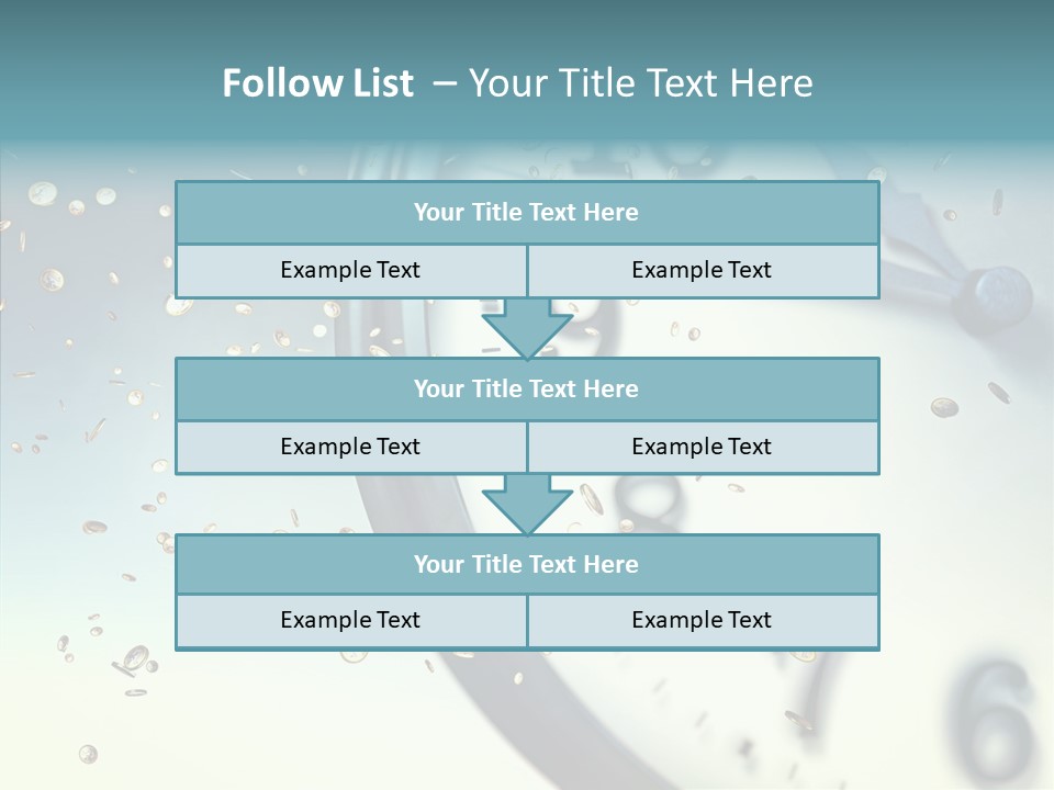 Clock Time Finance PowerPoint Template