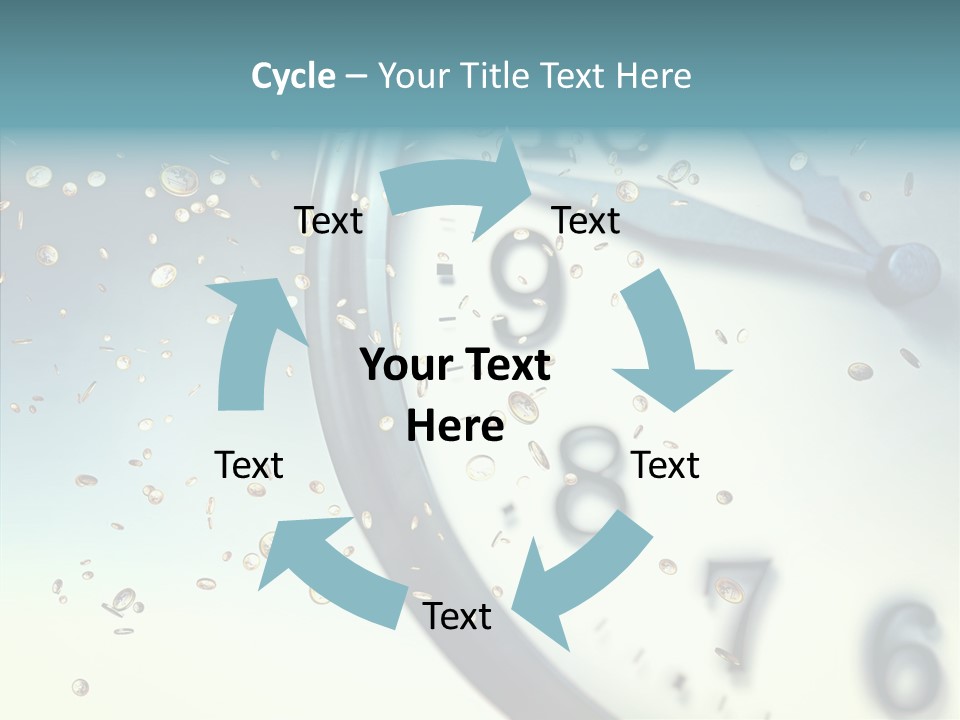 Clock Time Finance PowerPoint Template