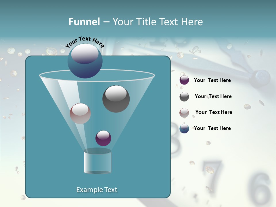 Clock Time Finance PowerPoint Template