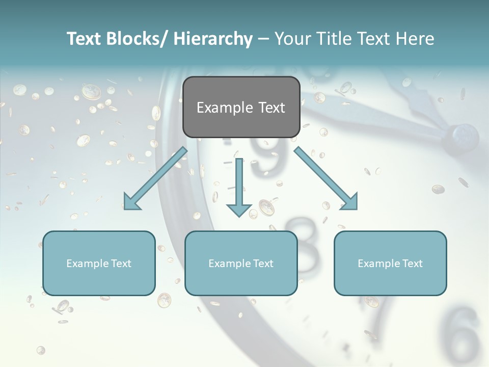 Clock Time Finance PowerPoint Template