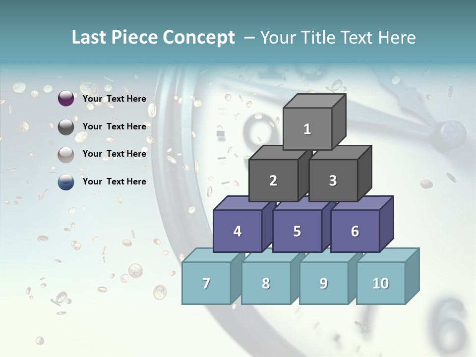 Clock Time Finance PowerPoint Template