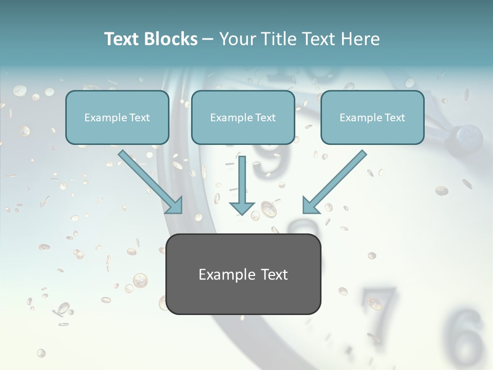 Clock Time Finance PowerPoint Template