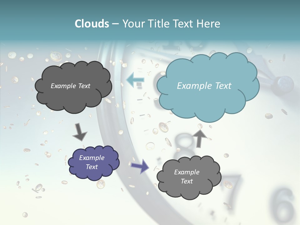 Clock Time Finance PowerPoint Template