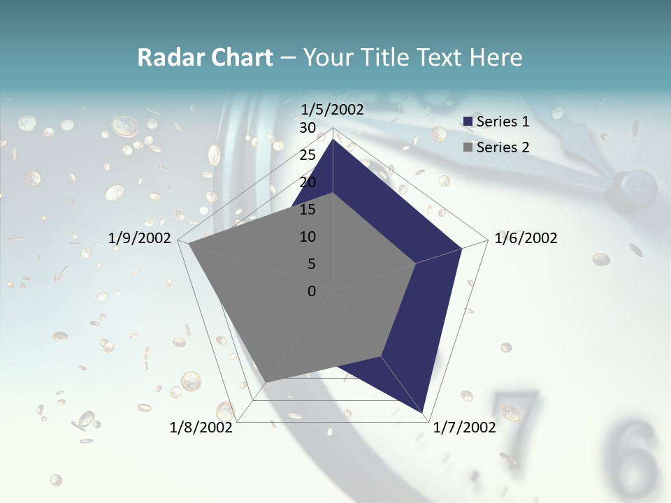 Clock Time Finance PowerPoint Template