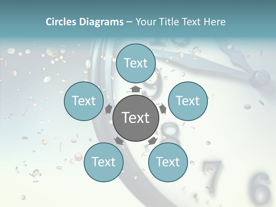Clock Time Finance PowerPoint Template