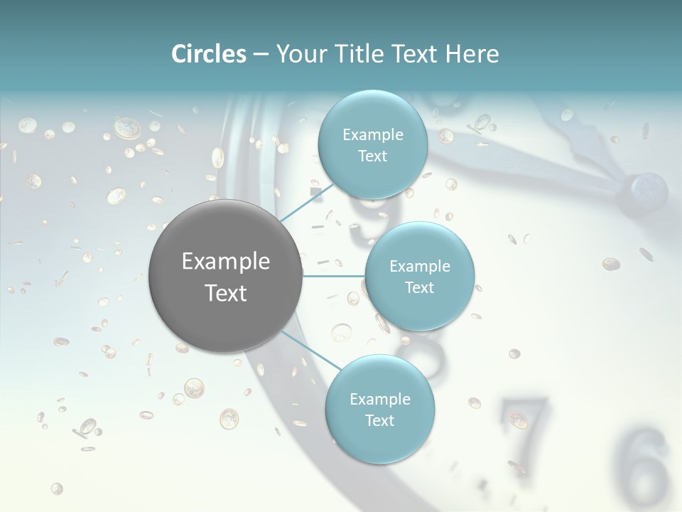 Clock Time Finance PowerPoint Template