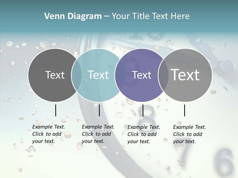 Clock Time Finance PowerPoint Template