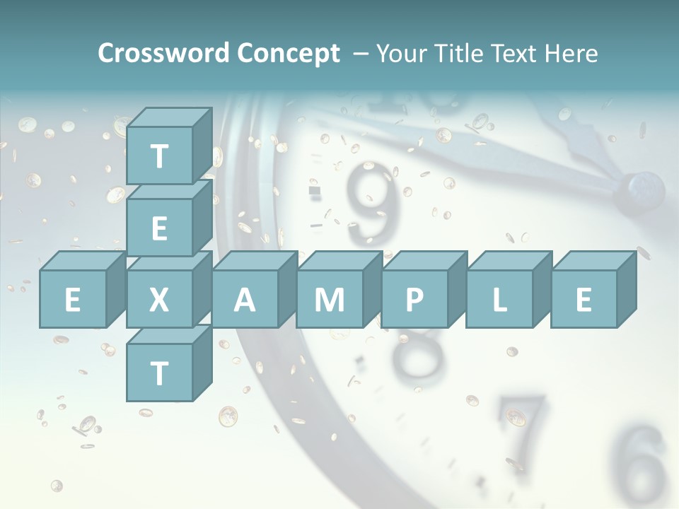 Clock Time Finance PowerPoint Template