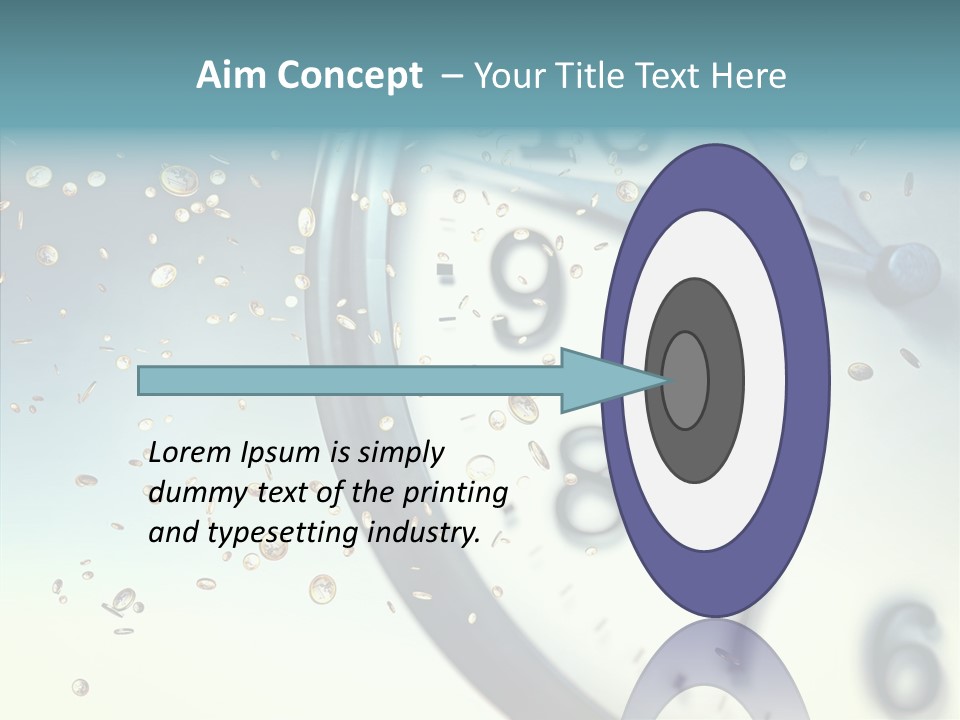 Clock Time Finance PowerPoint Template
