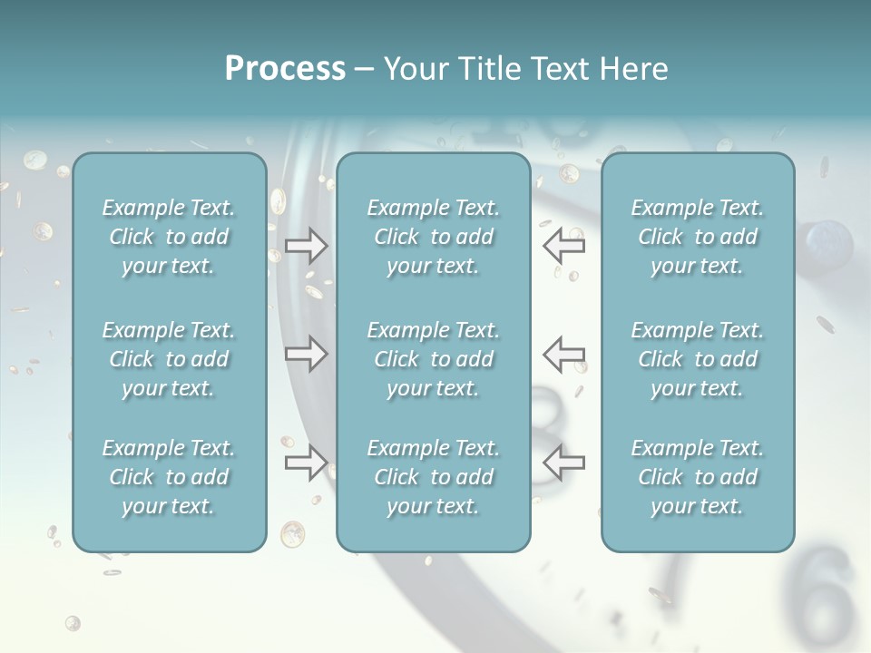 Clock Time Finance PowerPoint Template