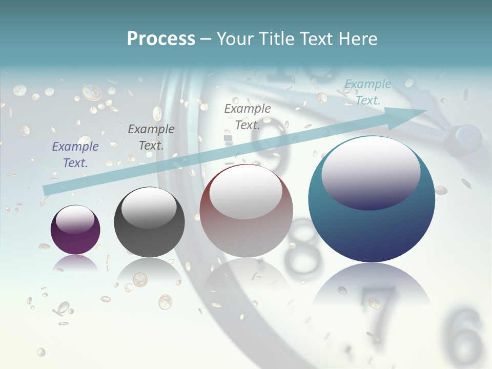 Clock Time Finance PowerPoint Template