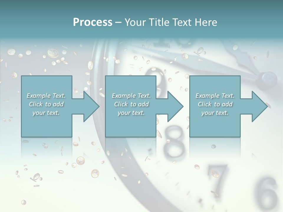 Clock Time Finance PowerPoint Template