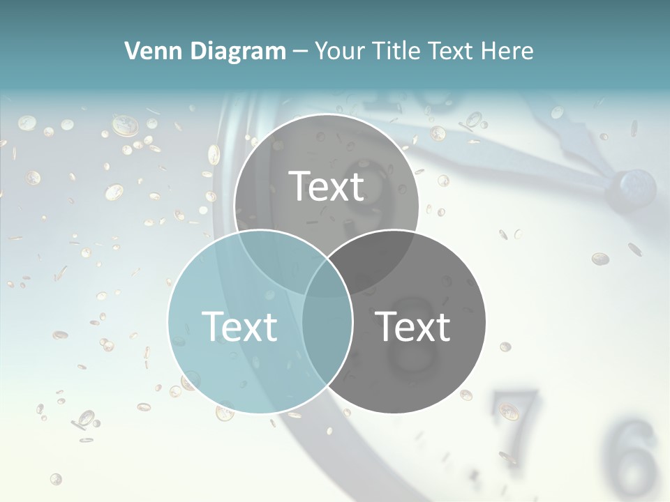 Clock Time Finance PowerPoint Template