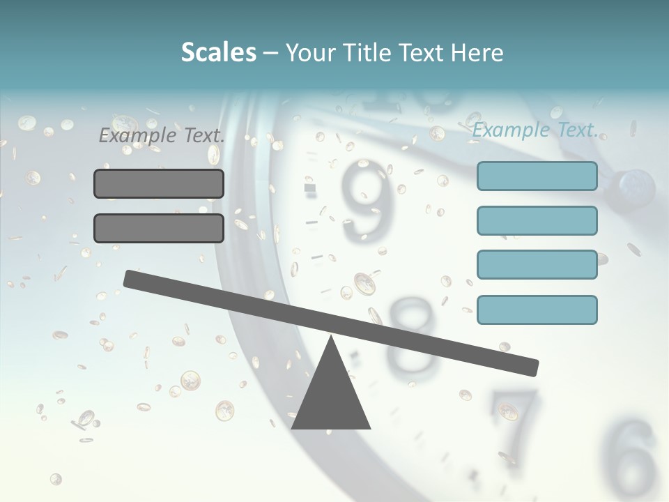 Clock Time Finance PowerPoint Template