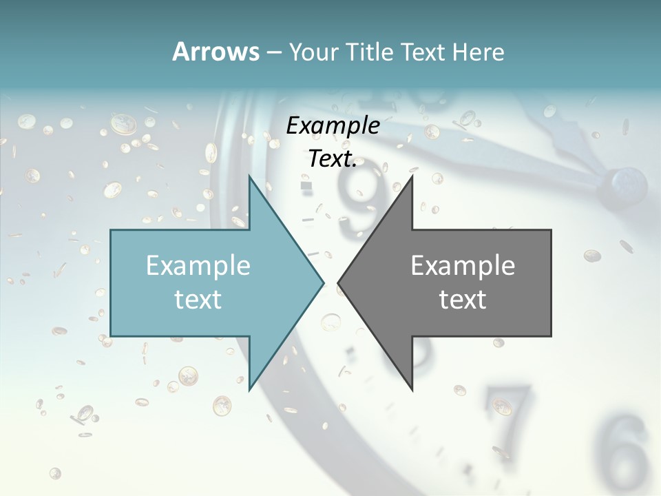 Clock Time Finance PowerPoint Template
