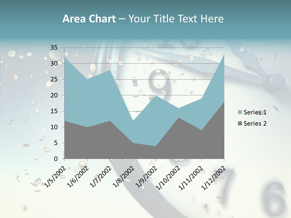 Clock Time Finance PowerPoint Template