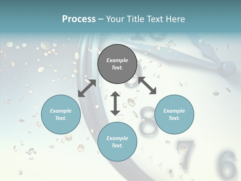 Clock Time Finance PowerPoint Template
