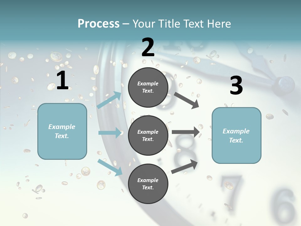 Clock Time Finance PowerPoint Template