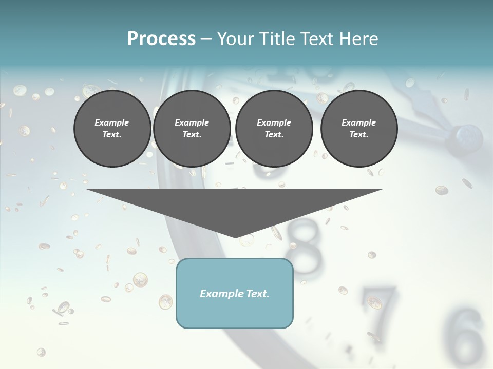 Clock Time Finance PowerPoint Template
