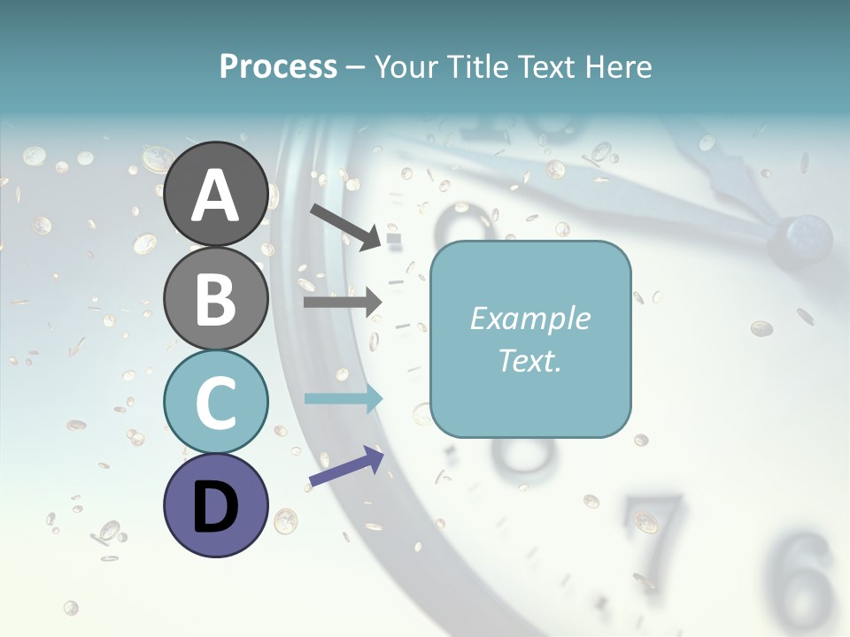Clock Time Finance PowerPoint Template