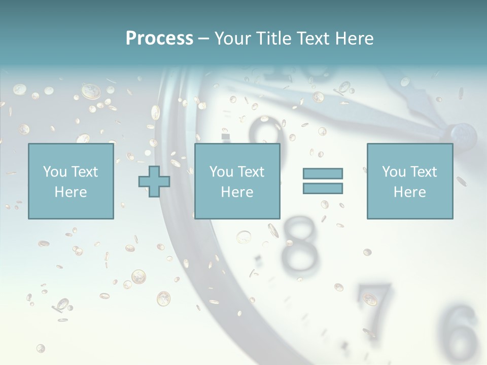 Clock Time Finance PowerPoint Template
