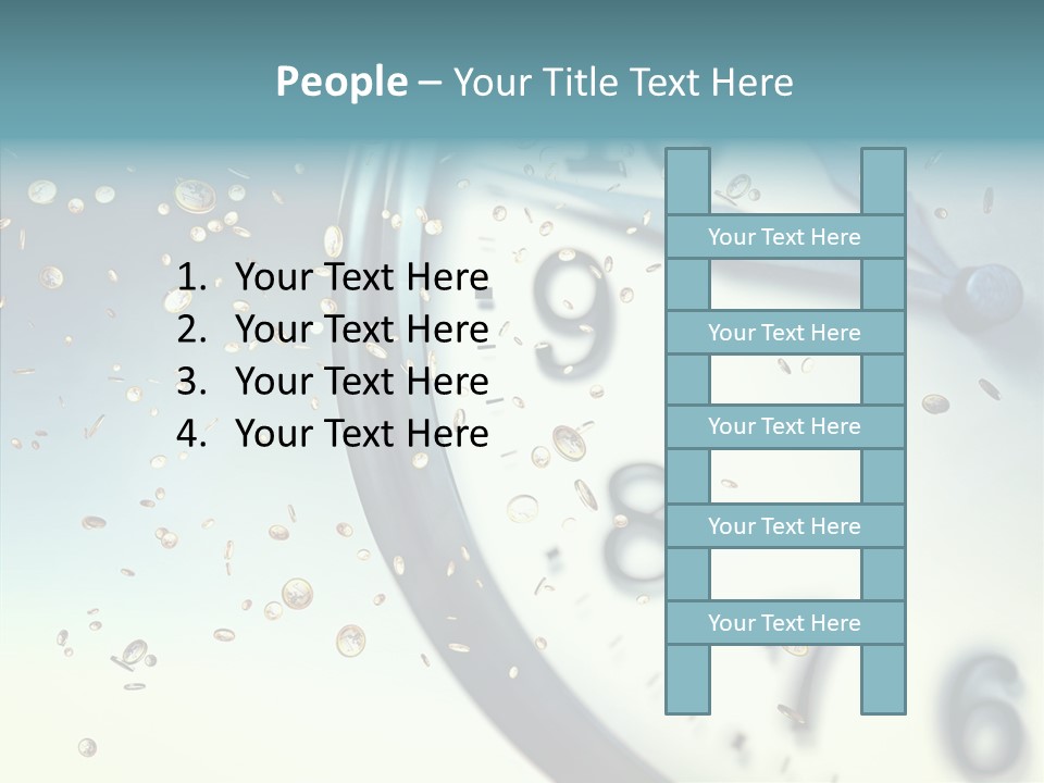 Clock Time Finance PowerPoint Template