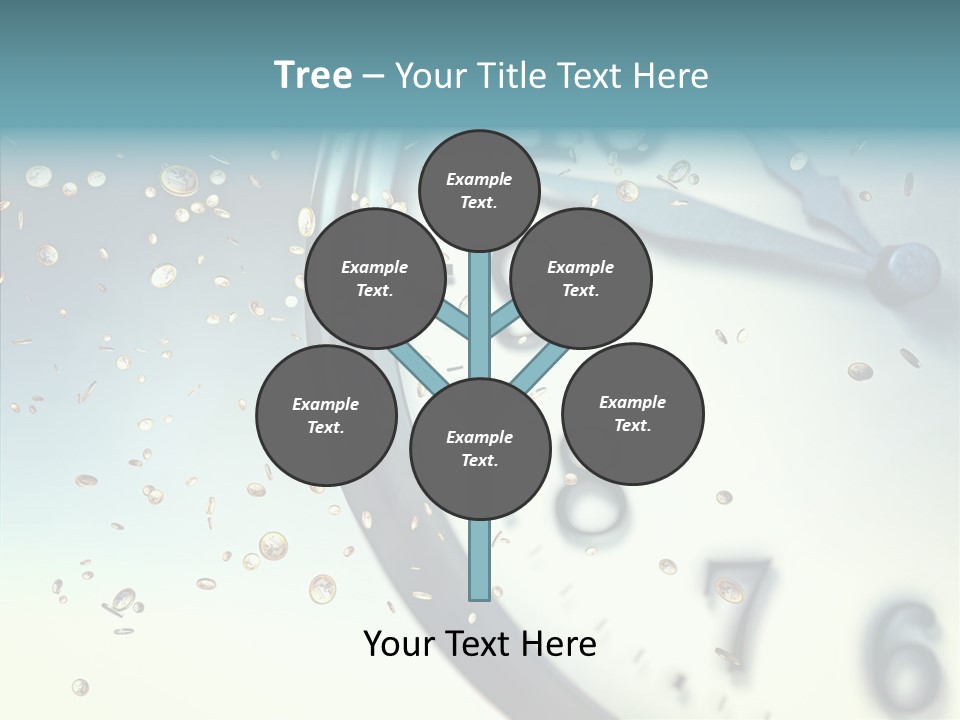 Clock Time Finance PowerPoint Template
