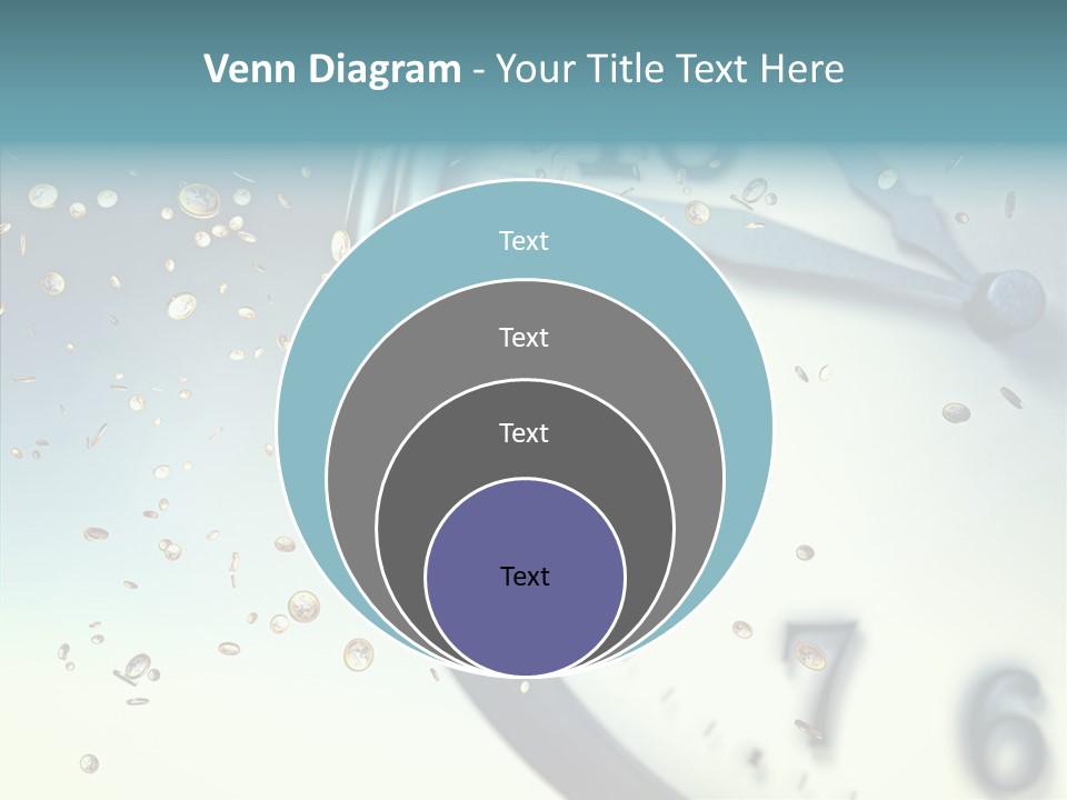 Clock Time Finance PowerPoint Template