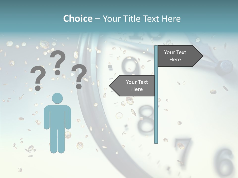Clock Time Finance PowerPoint Template