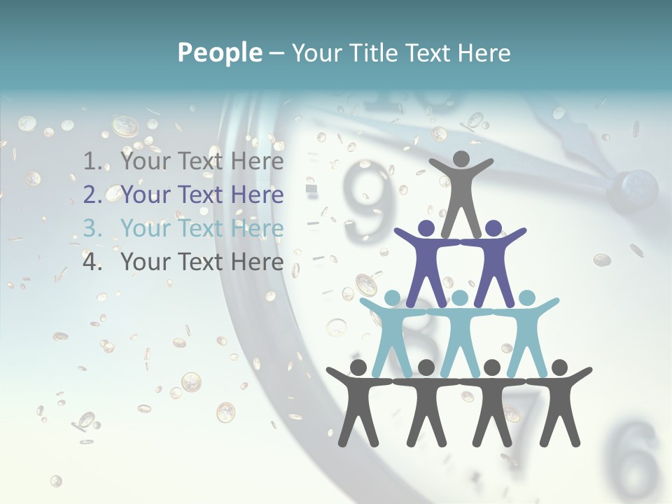 Clock Time Finance PowerPoint Template