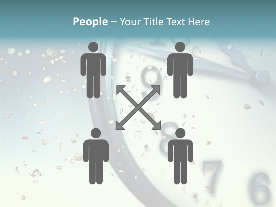 Clock Time Finance PowerPoint Template